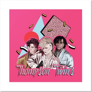 Thompson Twins // Retro 80s Style FanArt Posters and Art